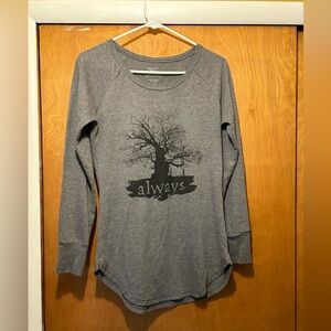 Universal Gray Long Sleeve Harry Potter Top